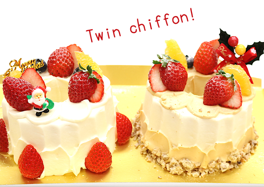 クリスマスケーキ ランキング入シフォンケーキ専門店ふわふわスイーツひたちなか取り寄せ宅配シフォン ポンポンダリア